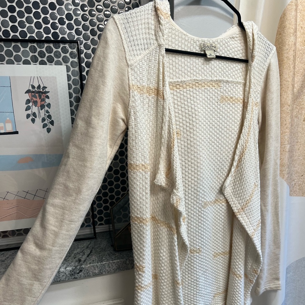 XS Lucky cream sweater